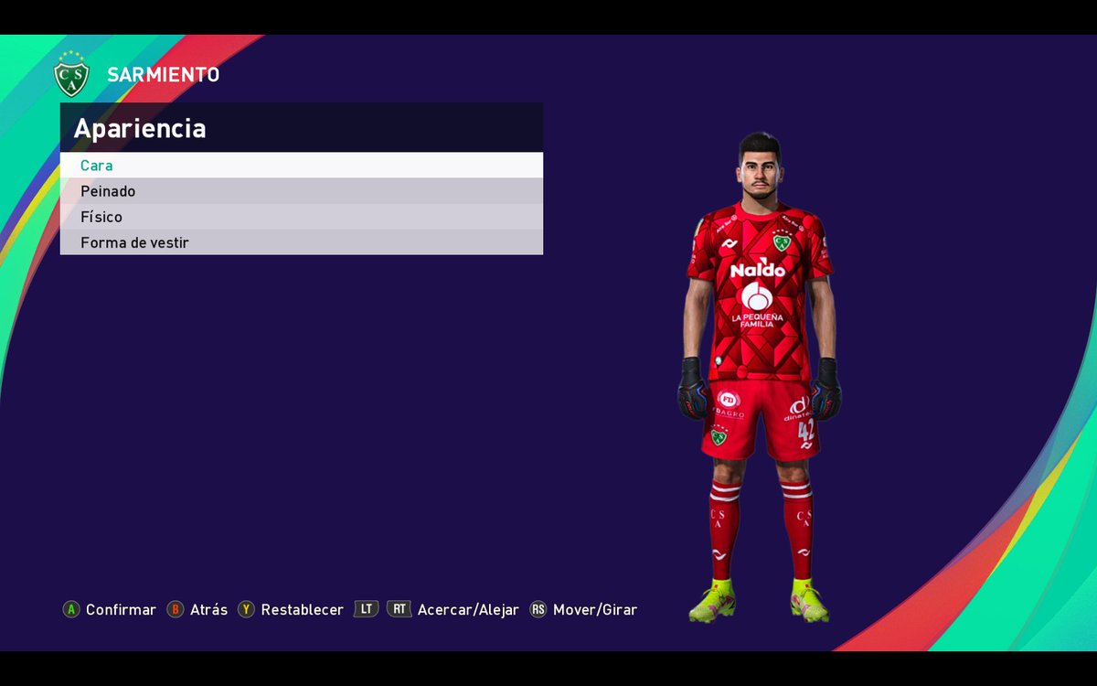 suarezah1's tweet photo. Sarmiento de Junin 22-23 @EditemosPES 

Obrigado @FacesByLaucha  por las capturas ya que el juego no me dejaba asignarlos xD

DESCARGA:https://t.co/KOPG89Mbix https://t.co/h22gqEgrmC