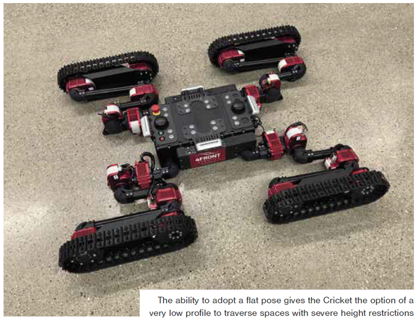 HebiRobotics's tweet photo. HEBI is thrilled to share a recent article in @UnmannedSystem magazine, featuring the "Cricket" robot. The project was spearheaded by Dr. Ramirez-Serrano at #UCalgary, and utilizes HEBI X-Series actuators.
Read here, page 45:
https://t.co/UP7H8OTuRn
#robotics #customdev #pitt https://t.co/n27JGaCqqA