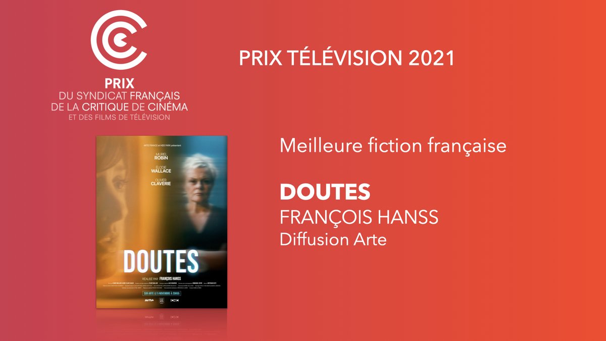 🏆 Le Prix de la Meilleure Œuvre de fiction française est décerné à François Hanss pour son film DOUTES.
#PrixSFCC2021