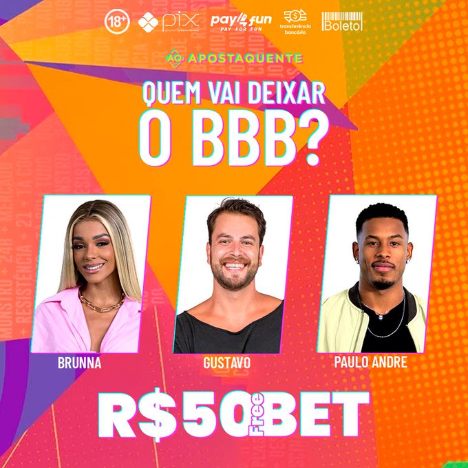 🤑Bol&atilde;o QUENTE do BBB! Chega mais porque tem R$50 em free bet para quem acertar o pr&oacute;ximo eliminado +<a href="/tag/bbb22"class="tags"><span>#bbb22</span></a>