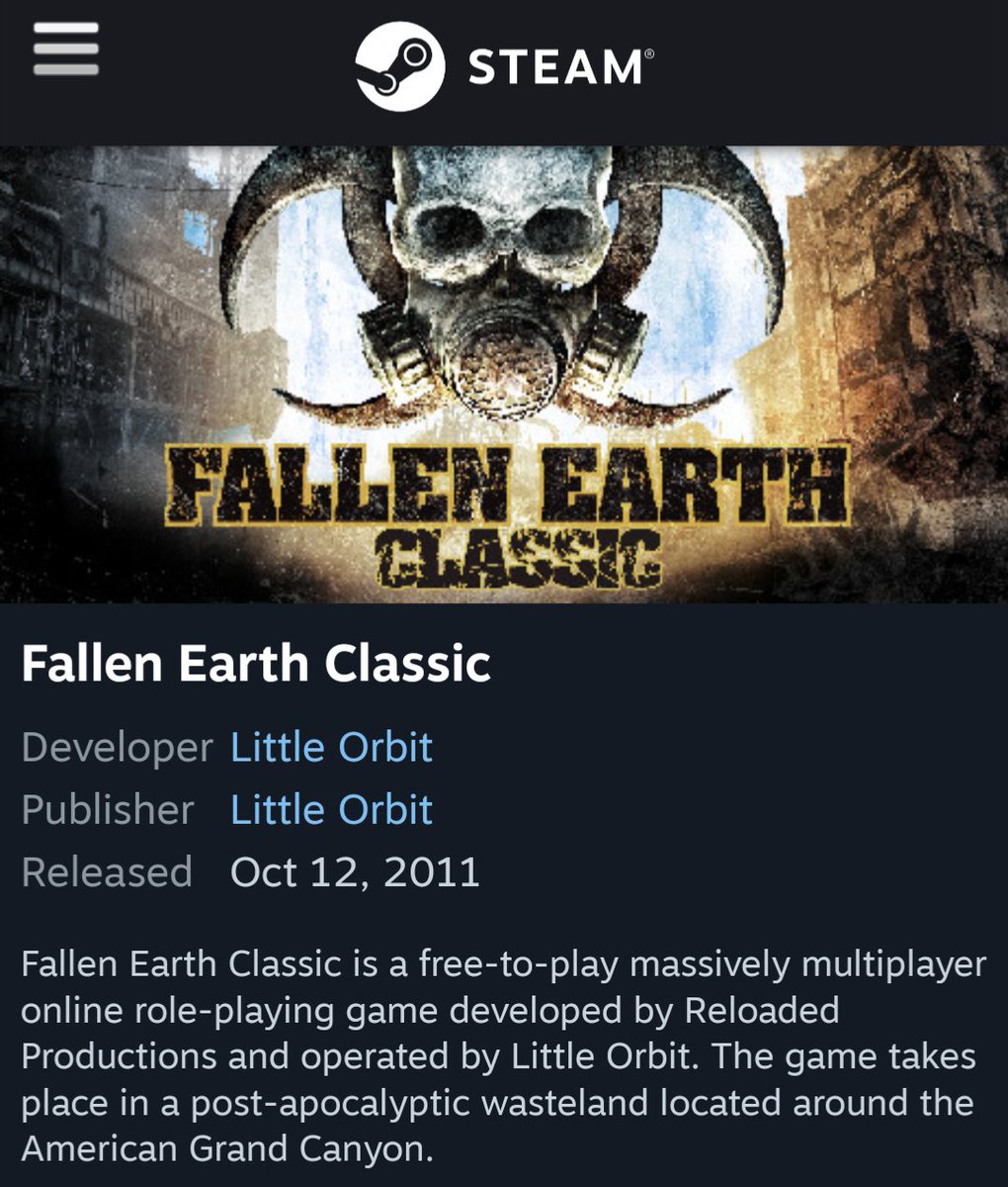 Fallen Earth tweet media