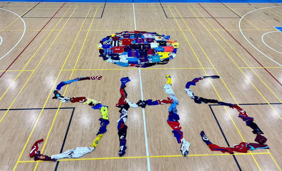 SHSPEDEPT1's tweet photo. Many thanks to everyone who kindly donated a football shirt to KitAid. Over 175 children in developing countries will soon own their own shirt. A brilliant project organised by Miss Thornhill. #ShenfieldSpirit https://t.co/PbamjtklYn