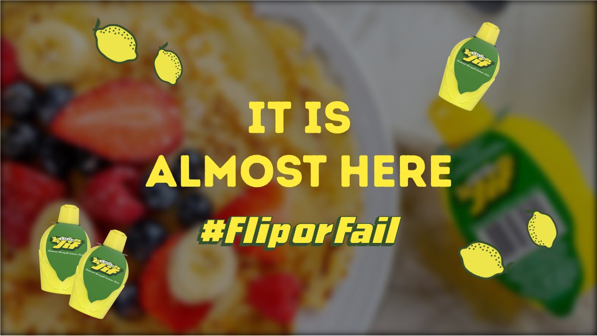 sophie_etc_'s tweet photo. This is not a drill ❗❗❗

#ad Give @JifLemonJuice a follow because tomorrow they are running a ZESTY competition for #PancakeDay!

Because of course pancakes are involved and we all loooove pancakes😏

#FliporFail #PancakeDay #competition https://t.co/iPEjlqqQaO