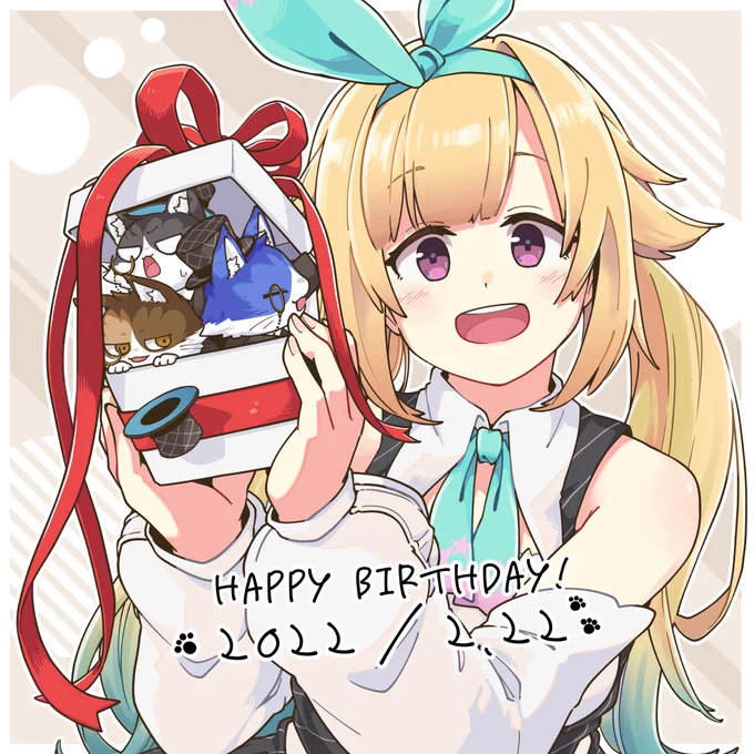 お誕生日おめでとうございます!!新しい一年も銀河級のBIGなLOVEと健やかな侵略活動を楽しみにしてます!オッケーハピネス!#銀河アリス生誕祭2022#ありすみゅーじあむ 