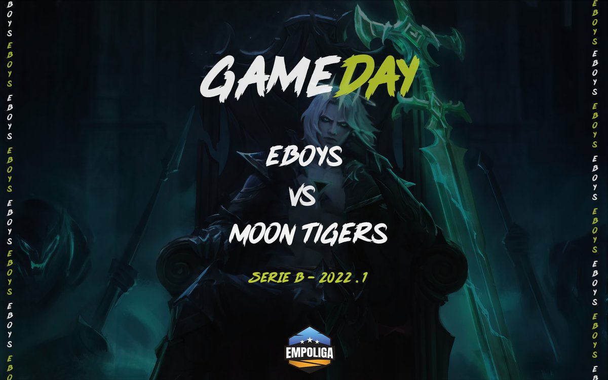 rejecteboys's tweet photo. [GAMEDAY]

 Bora que hoje é dia de domar os tigres da lua🤭

 Na nossa segunda semana, iremos jogar contra a @_MoonTigers pela @empoligaoficial Série B. Vamos em busca de outro 2x0!

🕖21h
📌MD2
🖥️ https://t.co/h5wnQ80ash

#GoEBR https://t.co/ZxXTmpwfnP
