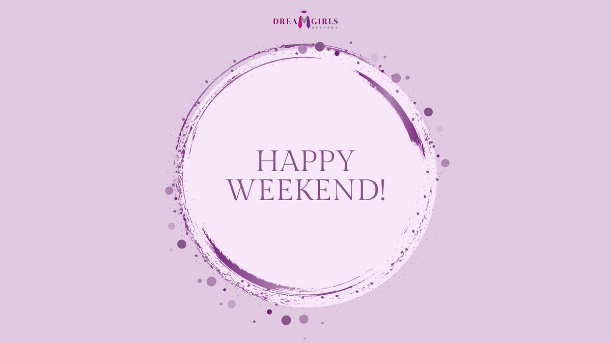 DreamGirlsAcad's tweet photo. Happy Friday Dreamers, 

“It’s the weekend. Do something that your future self will thank you for.” —Anonymous 

...Like relaxing 👀 

Share! 

#empoweredtorise #happyfriyay https://t.co/cx7e3zTnwU