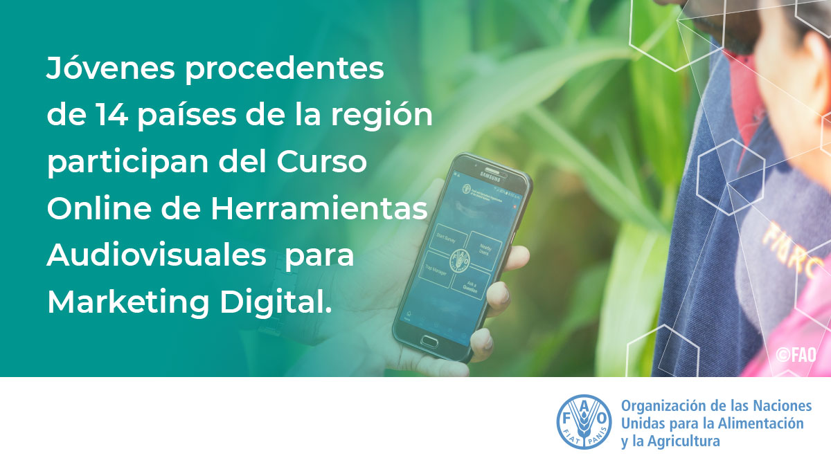 FAOAmericas's tweet photo. 🌎Curso Online de Herramientas Audiovisuales para Marketing Digital en América Latina y el Caribe.

Las nuevas plataformas digitales son una oportunidad para que los #JóvenesRurales puedan desarrollar el #TurismoRural 

🌐Web: https://t.co/WIUGNdrUzF https://t.co/TdheEF0FWv