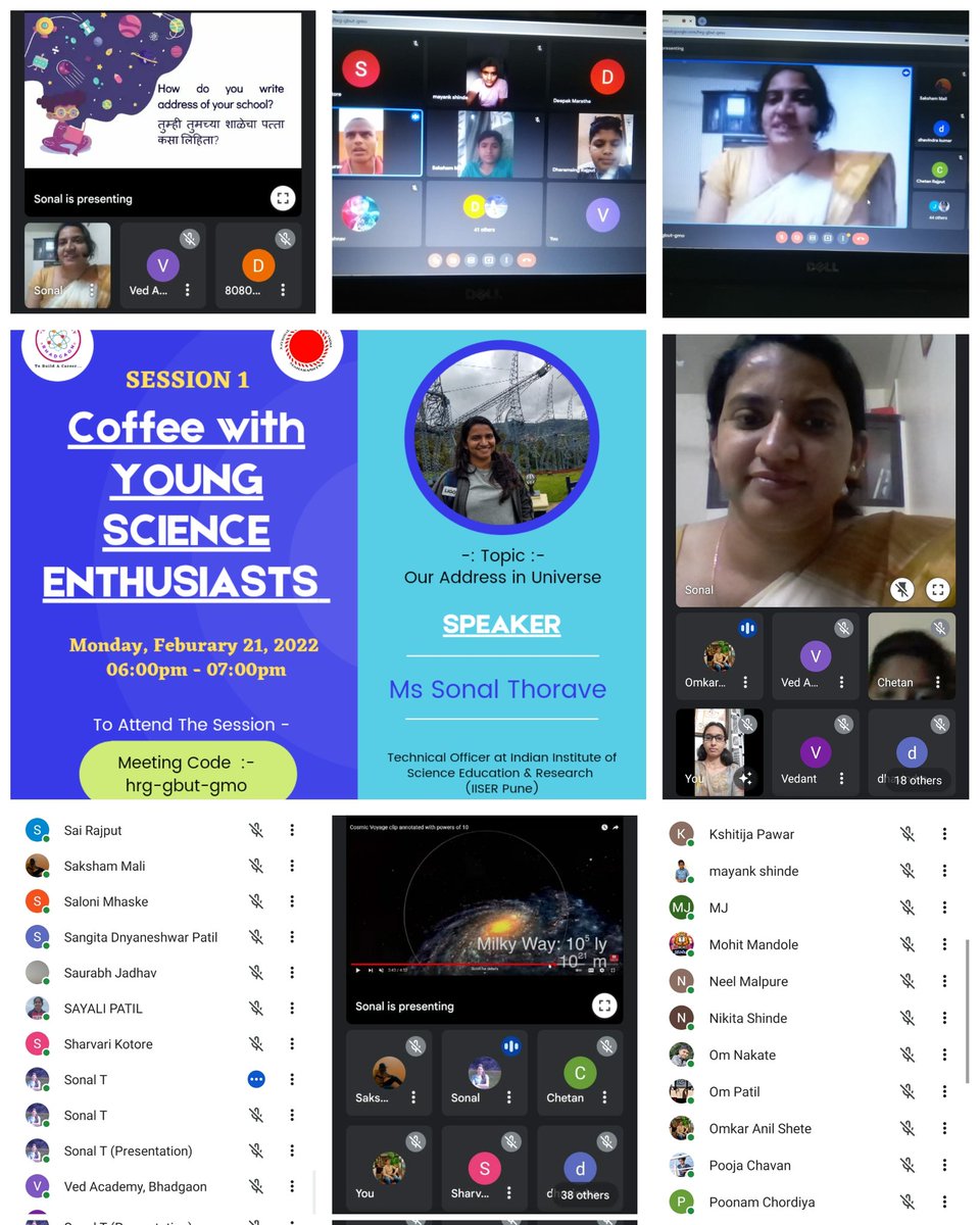 *"वेद" Academy, Bhadgaon* in supoort with *National Youth Council of India* organizes *Coffee with "YOUNG SCIENCE ENTHUSIASTS"* on the occasion of *National Science Day 2022* successfully Inaugurate today on 21st February, 2022.
#NYCI4MAHARAHSTRA