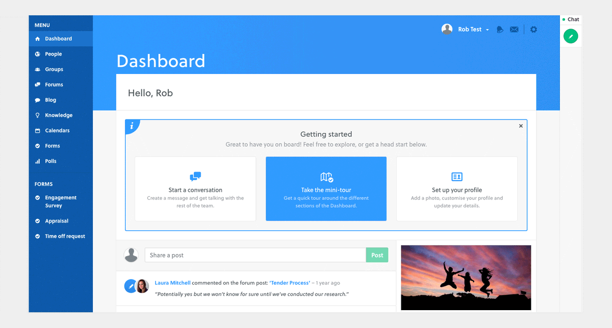 LeahNeustedter's tweet photo. Answer our poll above about these designs! Onboarding 1 is an informational "getting started" section and Onboarding 2 is a tool tip walk through onboarding. https://t.co/QA3am3zk4d
