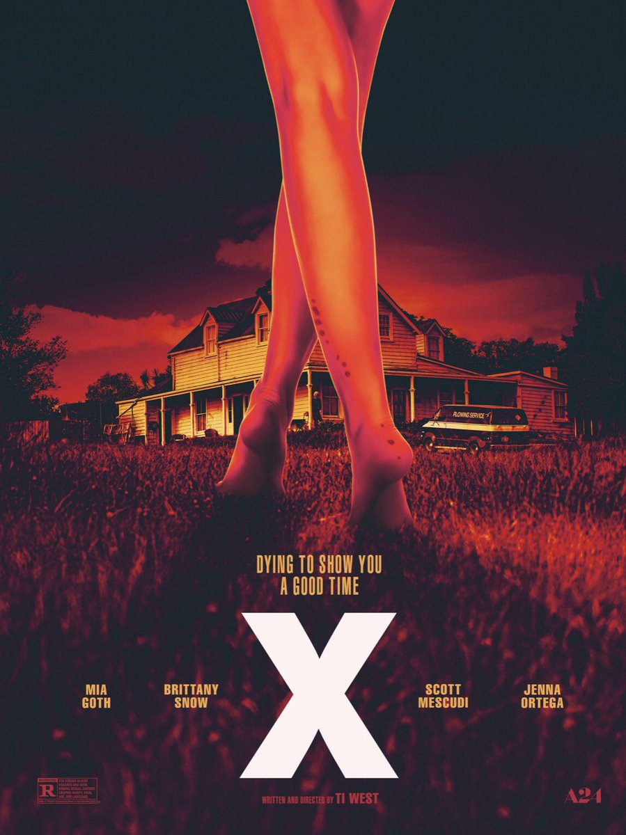 Horrormonal's tweet photo. Everyone complaining about the latest slasher franchise iterations better show up for Ti West’s X next month then 🤷🏼‍♀️ https://t.co/bCZZf4nuPA