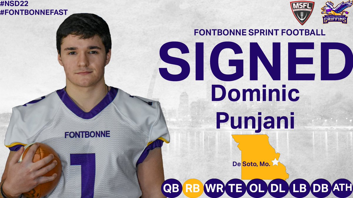 Fontbonne Athletics (@fbugriffins) on Twitter photo Another signing! @FontbonneSprint is pleased to announce the signing of Dominic Punjani for the 2022 season! Please welcome Dominic to the Fontbonne Family! #FBUGriffins #SoarHigher @FontbonneU <a href="/CoachBortle/">Austin Bortle</a> <a href="/PunjaniDominic/">Dominic Punjani</a> Another signing! @FontbonneSprint is pleased to announce the signing of Dominic Punjani for the 2022 season! Please welcome Dominic to the Fontbonne Family! #FBUGriffins #SoarHigher @FontbonneU <a href="/CoachBortle/">Austin Bortle</a> <a href="/PunjaniDominic/">Dominic Punjani</a>