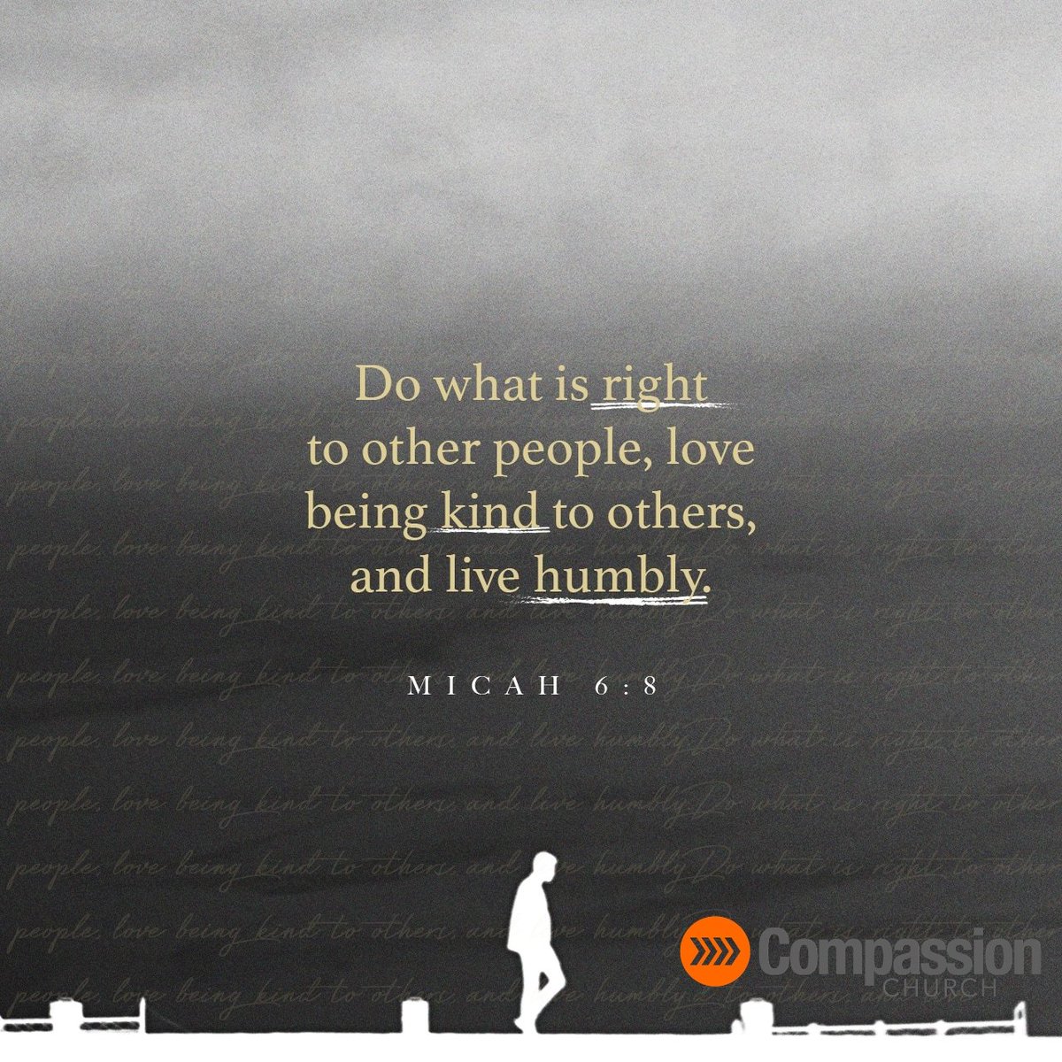 Compassion_OKC's tweet photo. "Do what is right to other people, love being kind to others, and live humbly" Micah 6:8
#BeKind
#MotivationMonday
#Compassion #Church #OKC
#CompassionChurchOKC
#JesusLovesYou https://t.co/JXNaAFz5B6