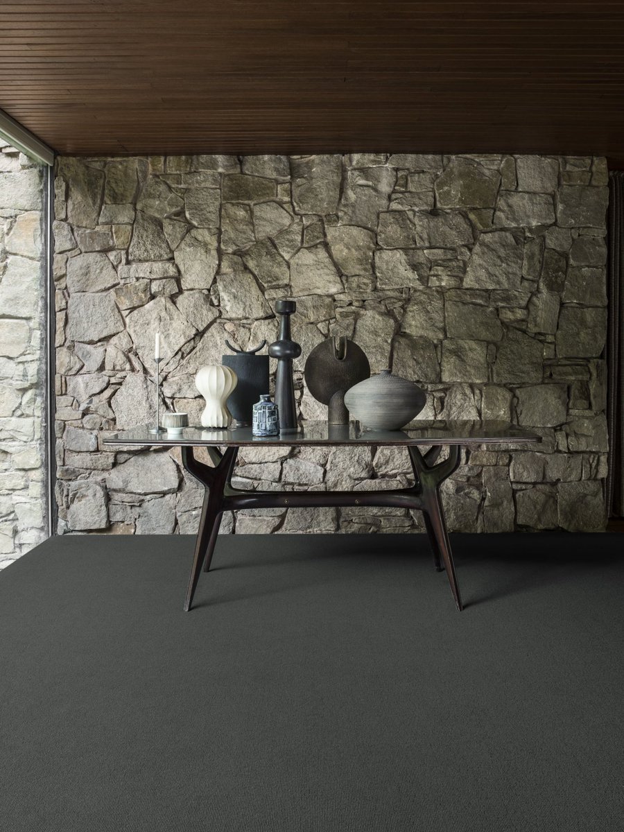 Dare to go dark and create dramatic interior spaces – floorcoverings such as wool Indulgent ‘Pewter’ can be a simple and effective way to create depth and drama in the home.

#darkinteriors #darkdecor #blackinteriordesign #blackdecor #blackcarpet #crucialtrading #interiordesign