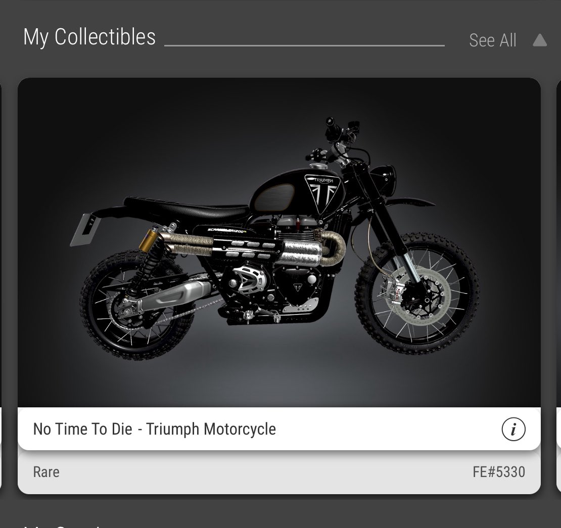 VeVePlanet's tweet photo. TIME FOR MONDAY #GIVEAWAY! 🎁

Triumph Motorcycle #5330 👽🏍

✅ Follow us @VeVePlanet 
🔁 Press LIKE on this post!

Animated with some good ass sound!  🎶

Announcing winner on 27th February! 🔔

#VeVeCommunity #VeVeCollectibles #VeVeFam #VeVe #NFTGiveaway 🎁 https://t.co/gHIsT5erOf