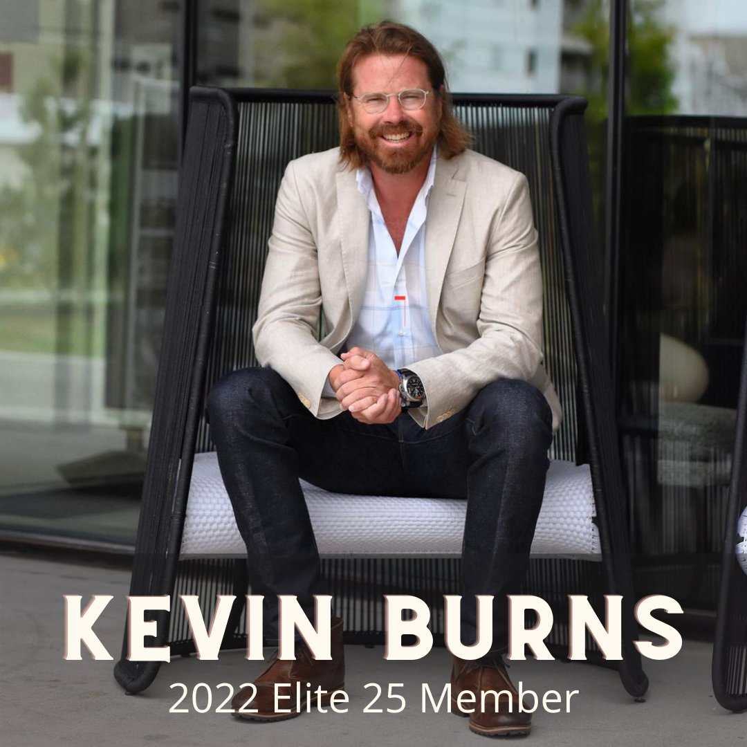 We'd like to congratulate our CEO, Kevin Burns, for being elected as a 2022 Member of Elite 25 Austin! This exceptional group of luxury real estate professionals represents the best of the best in Austin.