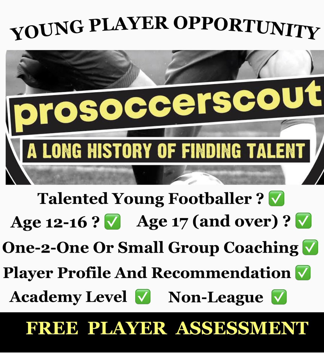 Not only what’s listed below but an added bonus as well !  - complete your details ⬇️ prosoccerscout.com/talent-and-per…