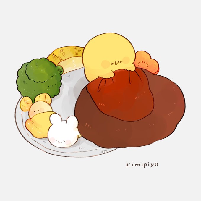 「chicken rabbit」 illustration images(Oldest)