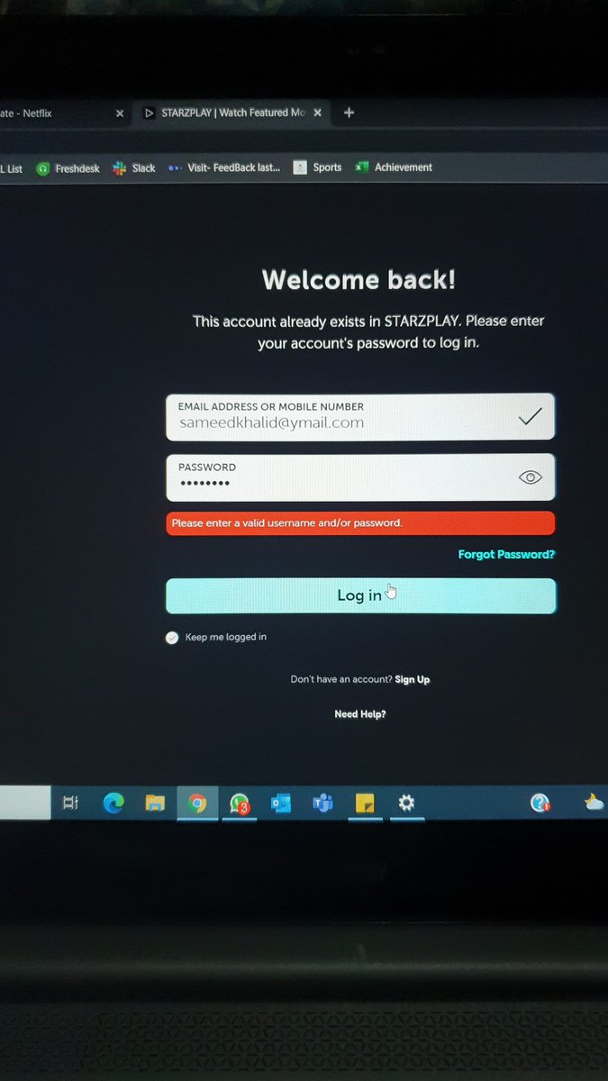 Sam_k007's tweet photo. @STARZPlayArabia I am still not able to login. Have been trying for the past 5 hours. Tried resetting my password 6 times and still can't login. Kindly assist on this https://t.co/pab4YzWqVe