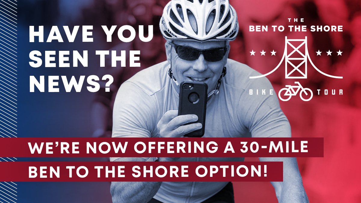 FBBChildrens's tweet photo. 🤩🤩🤩 That's right! For the first time ever, this year's The Ben to The Shore Bike Tour will offer a 30-mile option from Hammonton, NJ to Atlantic City. The perfect ride for anyone! 

Join us on July 24, 2022! Register today at https://t.co/4HoZE4mWc1.

#Ben2Shore #fbbcf https://t.co/j2cMM8KdgH
