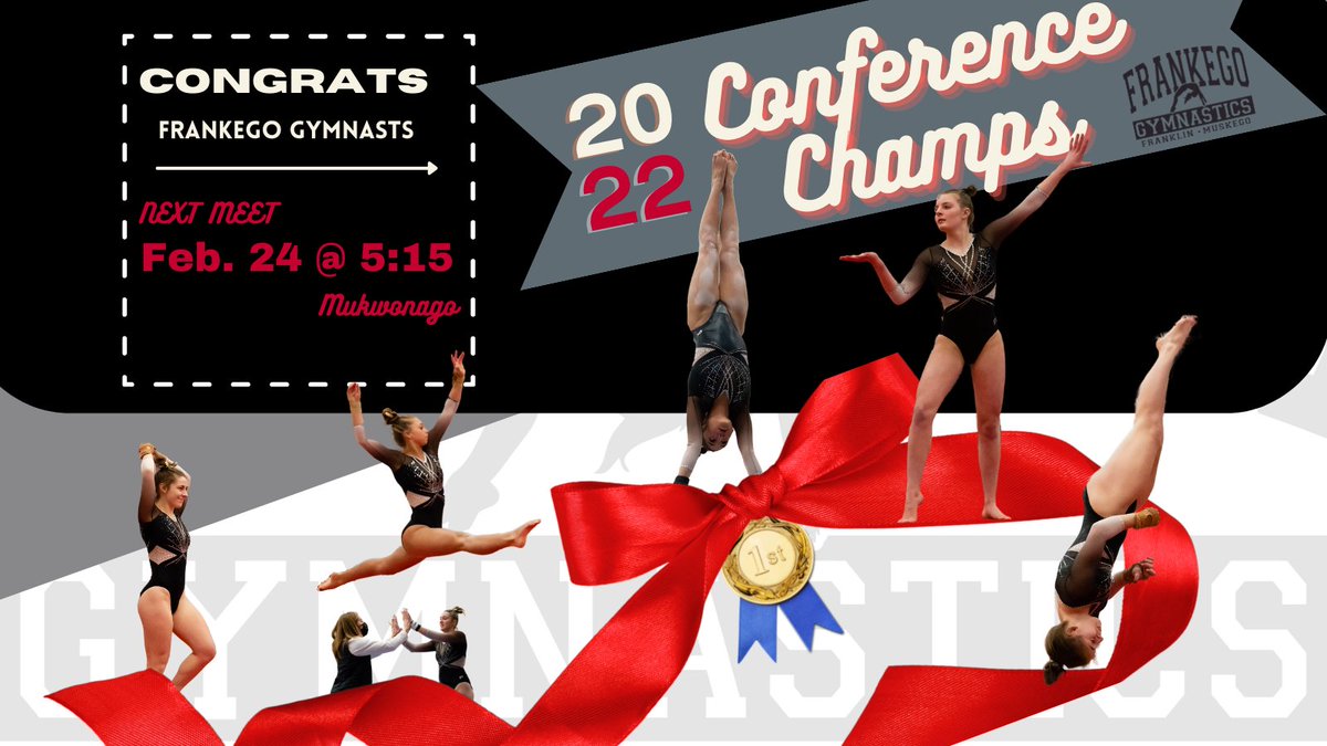 Scoring a season high of 147.625, the Gymnastics team is the 2022 Conference Champion! Warrior gymnasts had a big night! Congrats to the entire team!
#mhsDMM #mhs #wisconsin #1warrior @MHSIrvine @MHSTheme <a href="/MuskegoNorwaySc/">Muskego-Norway Schools</a>