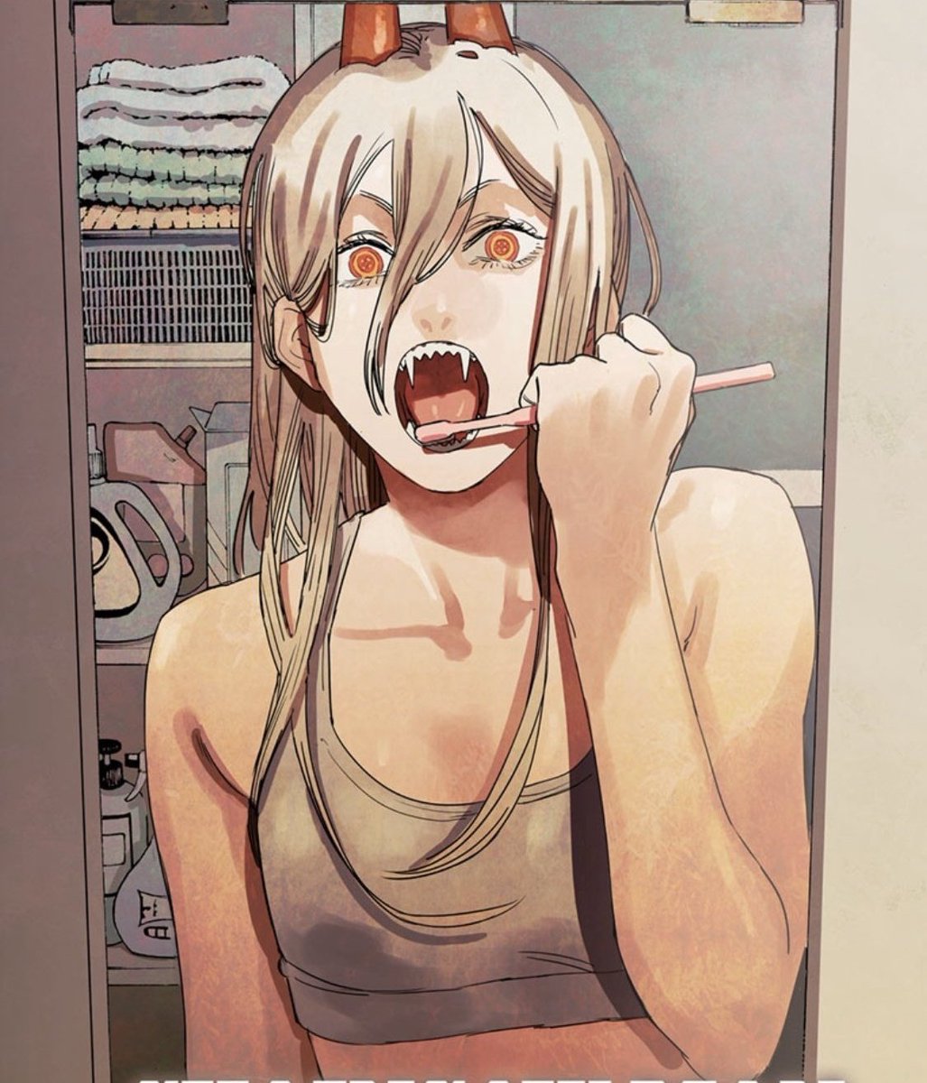 ⠀⠀⠀⠀⠀⠀
She's brushing her teeth , gotta keep 'em clean .ᐟ
⠀⠀⠀⠀⠀⠀