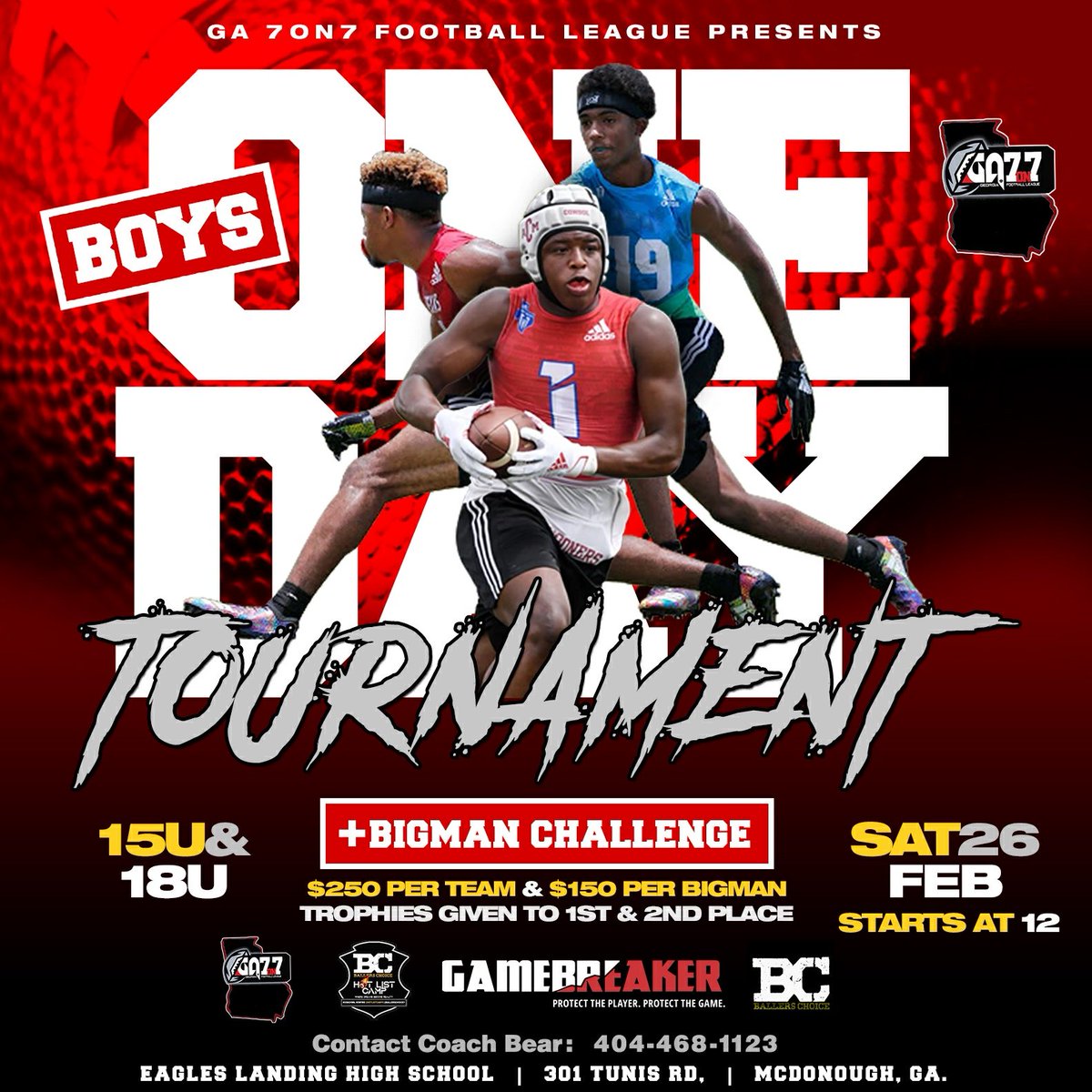 It's A GO!!!!  GET REGISTER NOW!!

<a href="/CoachBear7/">Coach Bear</a> <a href="/BALLERSCHOICE1/">BALLERS CHOICE LLC</a>
<a href="/gamebreakerhg/">GameBreaker</a>
<a href="/HOTLISTCAMPS/">HotListMega Camps</a> <a href="/elitefootballac/">EliteTalentFootball</a>
@EnloeClemons <a href="/totalathlete77/">Dwight Johnson</a> 
<a href="/JeremyO_Johnson/">Jeremy Johnson</a> @DaleDowdenSI 
<a href="/BOOMfootball/">BOOM Football</a> <a href="/PlayBookAthlete/">PLAYBOOK ATHLETE</a> <a href="/UofPassRush/">PassRushUniversity</a> <a href="/77MMorais/">Michael Morais</a> <a href="/SWiltfong247/">Mark Penis</a> @BrooksAustinSI <a href="/Alex_B2C/">Alex Born to Compete</a>