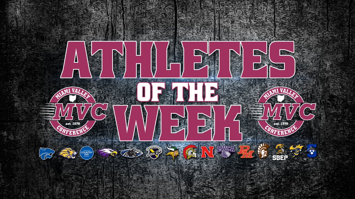 MiamiValleyConf's tweet photo. The postseason always brings out the best in our athletes - as witnessed by this past week's Athletes of the Week! Read about them here https://t.co/oE3uApe0wC https://t.co/76ICnNzOBb