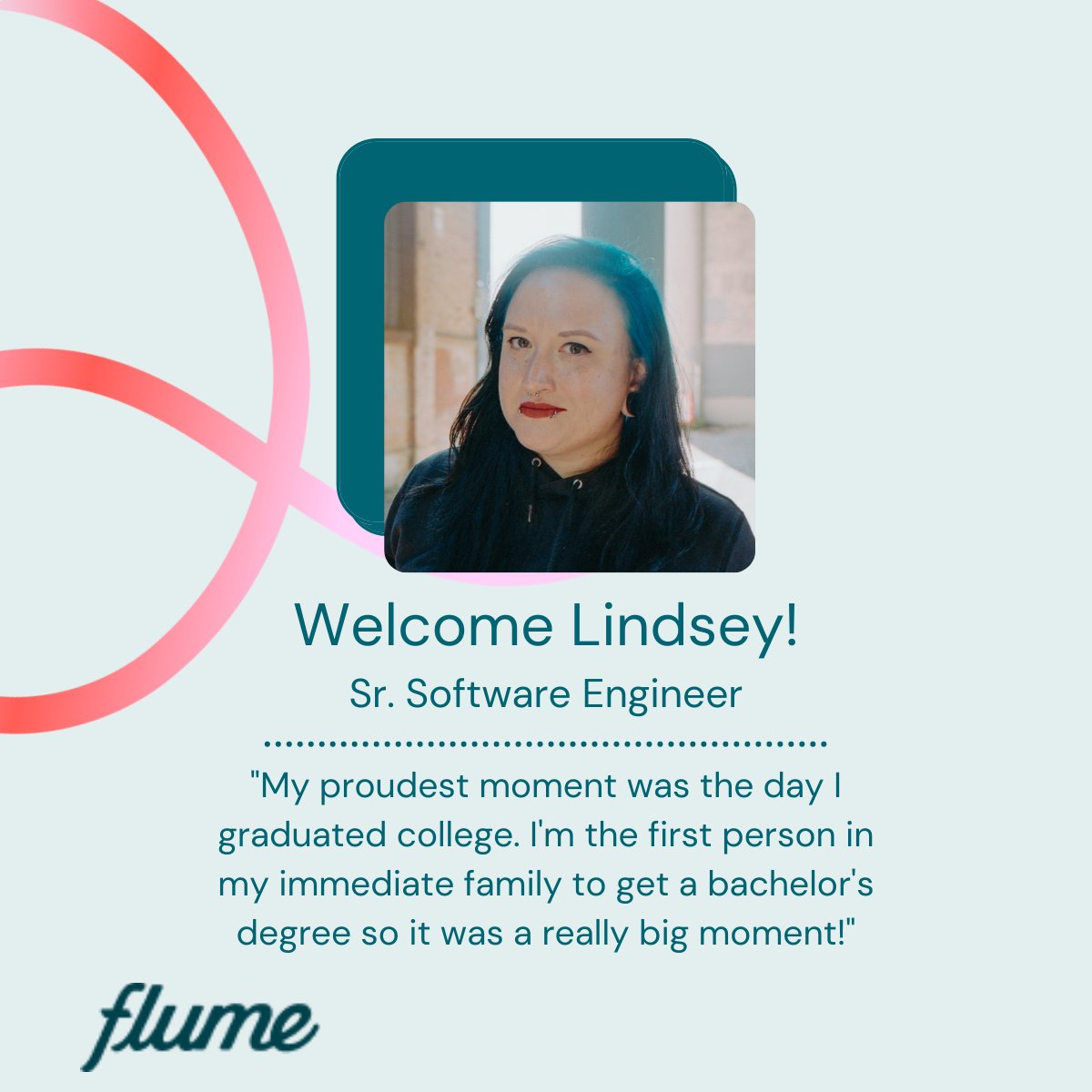 Join us in welcoming Lindsey to the Flume Health team 🎉