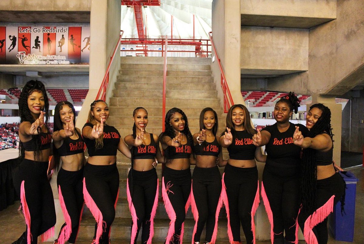 ISU’s <a href="/redelitedolls/">Red Elite Dolls</a> made history last week! It became the first black majorette team to perform during the Mens &amp; Women’s basketball game halftime show! Help us recognize and give them their flowers family! 🌺 #ISU23 #ISU22 #ISU21 

Onyx Photographer 📸 <a href="/ItsA_Dam/">adam</a>