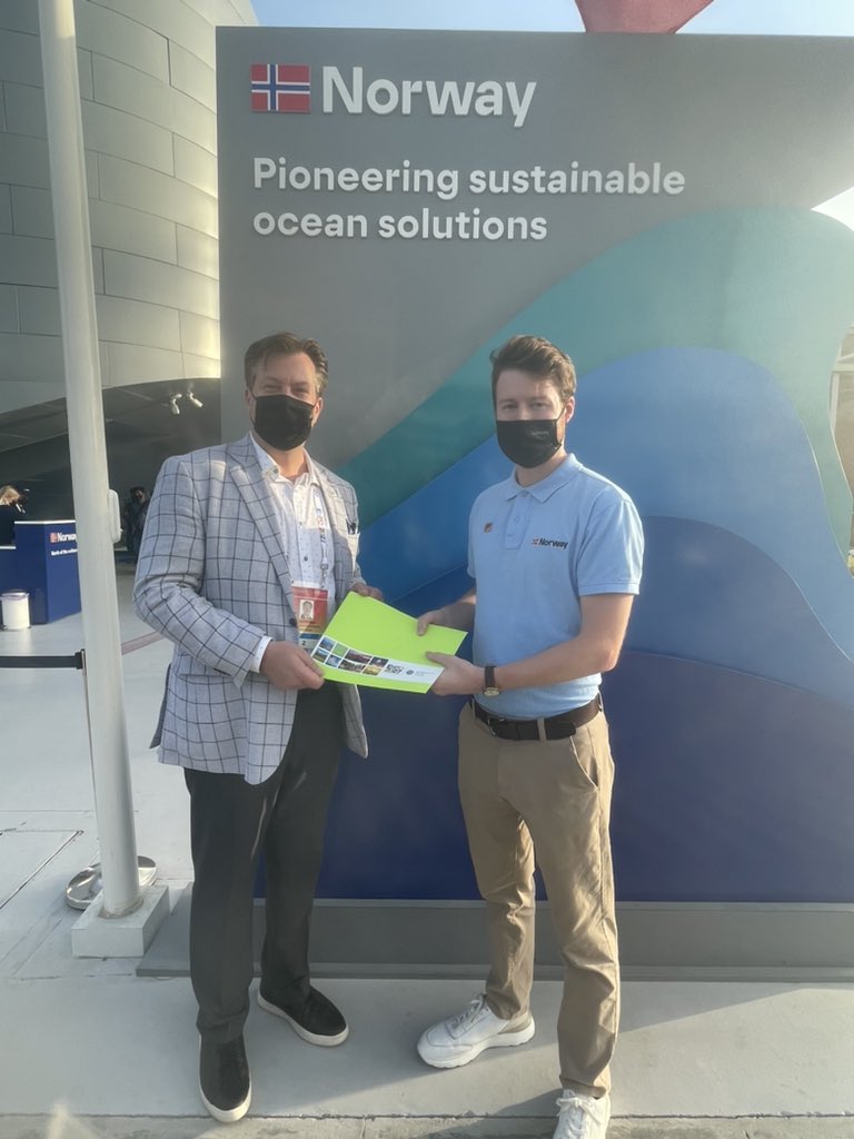 Busy day for USA Expo effort! My day started with <a href="/amyklobuchar/">Amy Klobuchar</a> and ends with me presenting materials to the Norway pavillion. Lots of activity in-between for the 24 delegates. #expo2027USA