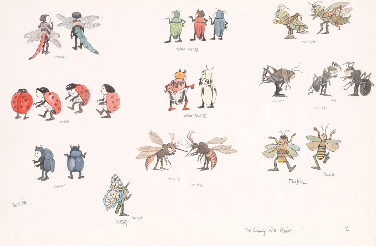 insect character sheet, maurice sendak