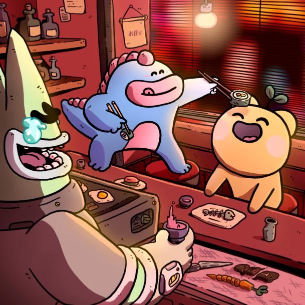 Dino Babies in Space tweet media