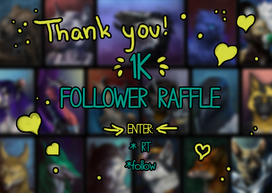 StiltDoge's tweet photo. THANK YOU ALL for the love and 1k! you get the chance to win a freebie portrait of your character!💛 https://t.co/p4I4AqrHgN