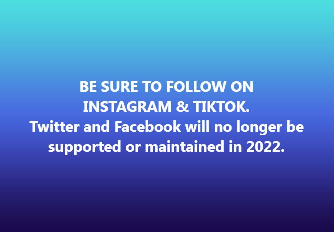 clausemonet's tweet photo. BE SURE TO FOLLOW ON INSTAGRAM &amp; TIKTOK. Twitter and Facebook will no longer be supported or maintained in 2022. https://t.co/ZJ8S9yLcL8