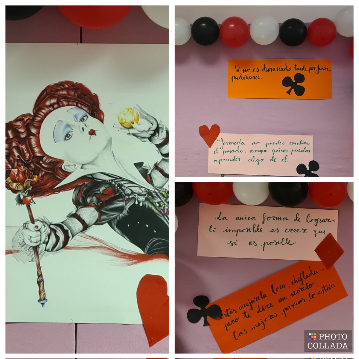 Mercedvitoria's tweet photo. Ikastetxeko proiektua: "Alicia en el País de las maravillas". Aste honetan, ikasle guztiok euren mundua ezagutzen ari gars, eta ostiralean sartuko gara mirarien herrialdean.
#mercedariasgasteiz
#caminandocontigosumamosmerced
https://t.co/cyJIQTXMPY https://t.co/FrtSpy9kIx