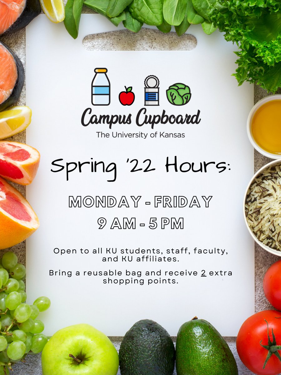 KU Campus Cupboard tweet media