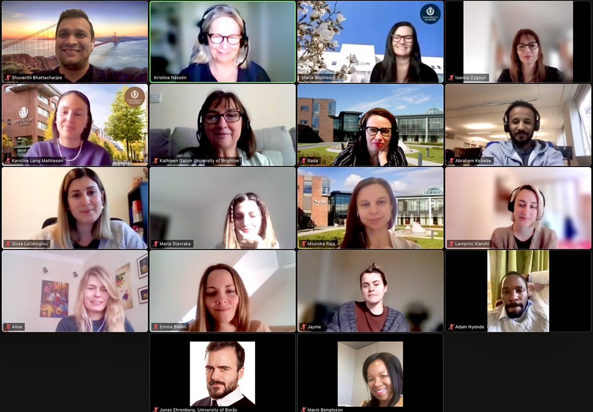 InnovateDignity's tweet photo. Leadership Workshop is being organized in collab wid @hogskolaniboras for early stage #researchers of d @InnovateDignity from 21st-25th of Feb., 2022.The workshop aims to instill leadership values in researchers involved in ageing care. Day 1 event pics below. @MSCActions https://t.co/3dWd3skx30