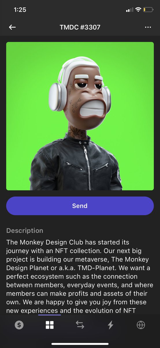 BasedonBear's tweet photo. @THEMONKEYDC what a best minting experience. Mint link shared in the last minute and the bots couldn’t keep up. Haha. The best minting strategy I’ve seen so far. I love #TMDC https://t.co/oCj7wKtM6s