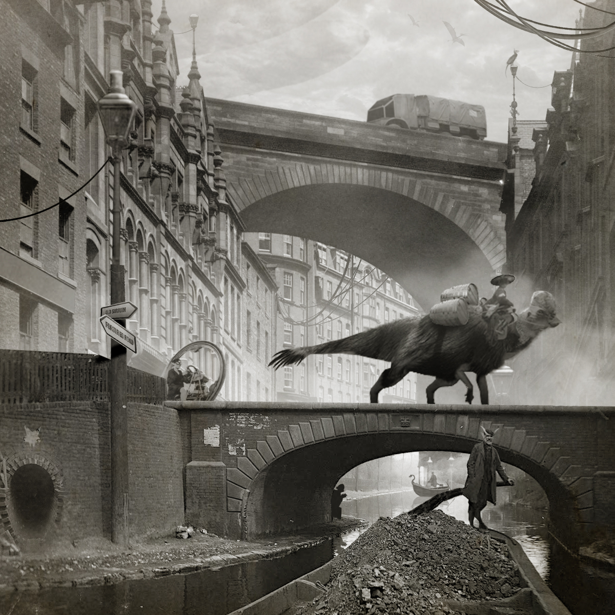 „Hmmm... It's easy for a murderer to sneak up to his victim in this bustle... Multiple exists into side streets... Significant traces washed out by rain, wheels and feet of a hundreds different people...“ 

#gamedevelopment #visualnovel #oldphoto