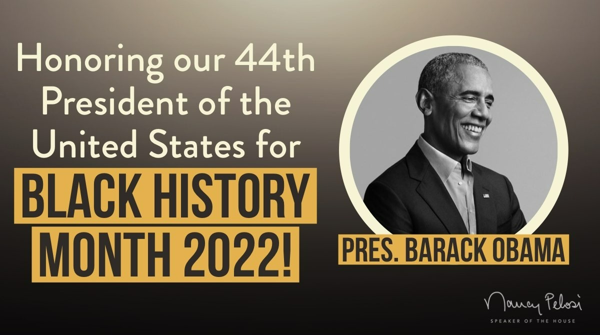 President <a href="/BarackObama/">Barack Obama</a> helped rescue our economy, saved the US auto industry and provided health care to millions – with the longest stretch of job creation in US history to date.

He continues to inspire us to dream without bounds and to protect our Democracy. #BlackHistoryMonth