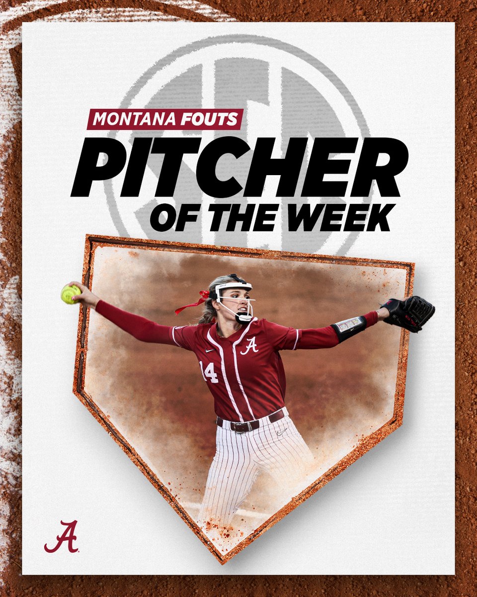 🏆Your SEC Pitcher of the Week🏆

📰: bit.ly/3vmaal5

#Team26 #RollTide