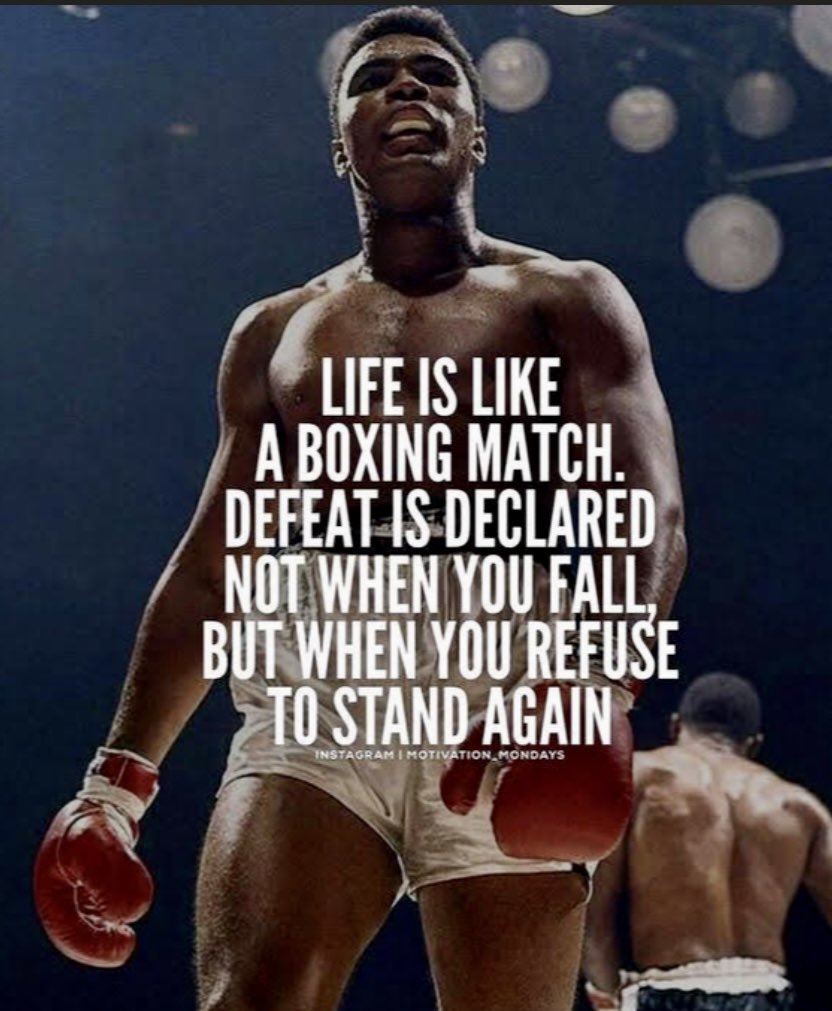 AaronBosterMD's tweet photo. Life is like a boxing match. https://t.co/eHoulXBMDB