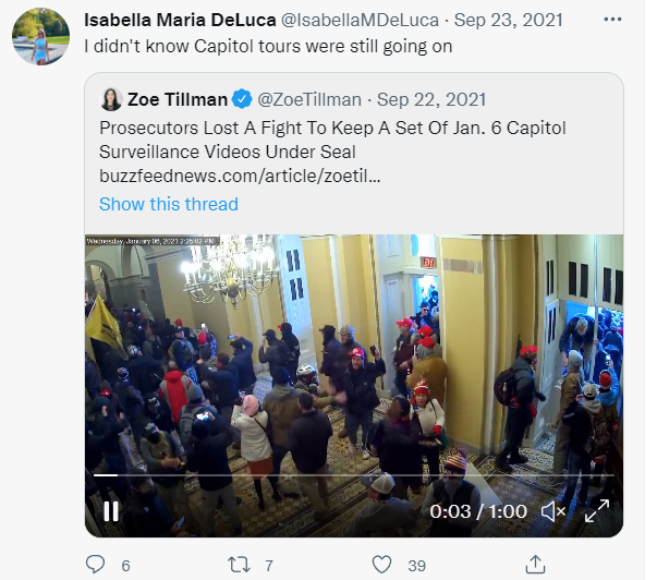 Isabella Maria DeLuca has now deleted her LinkedIn, Facebook and Twitter accounts but that isnt going to make us go away. #Insider1358 seditionhunters.org/insider-1358-i…