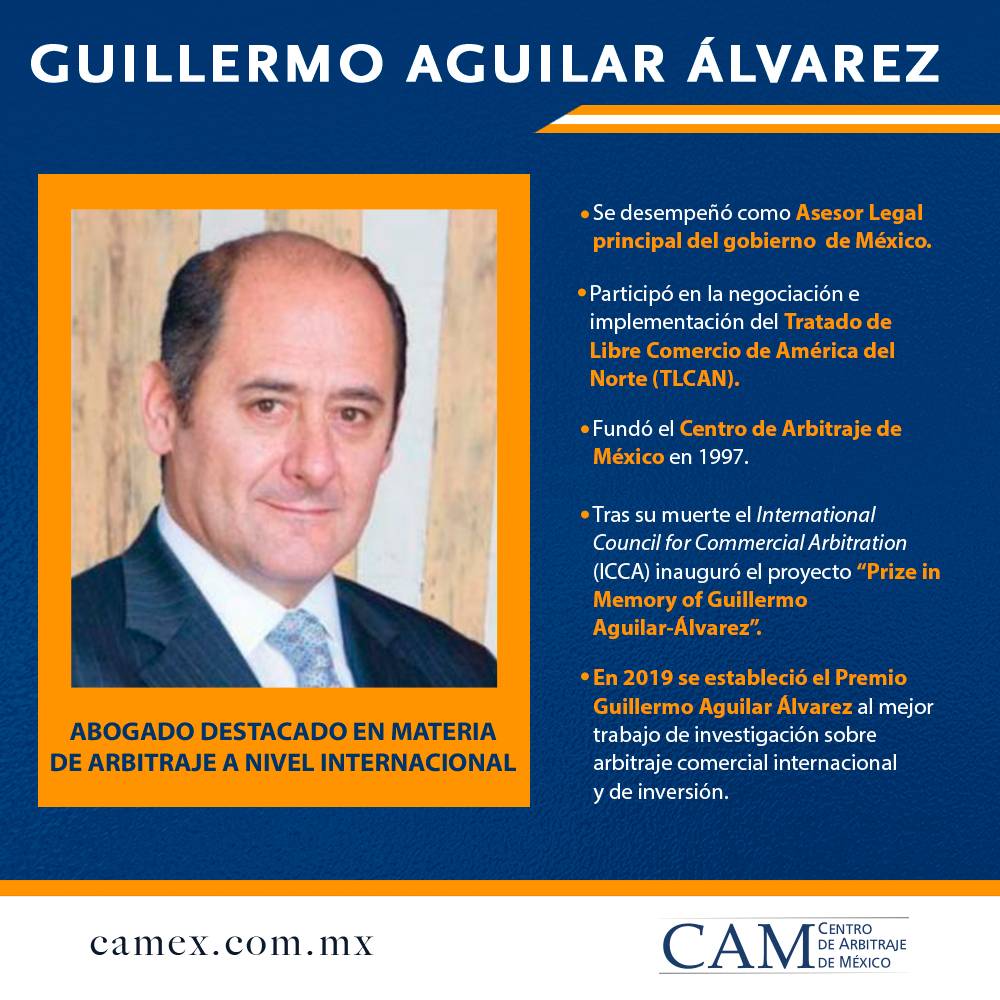 Conoce la trayectoria de Guillermo Aguilar Álvarez, el  fundador del Centro de Arbitraje de México.

Su labor nos inspiró a continuar con su legado en CAM a través del Premio creado en su memoria. 

#CAM #Arbitraje #ArbitrajeInternacional #ArbitrajeComercial