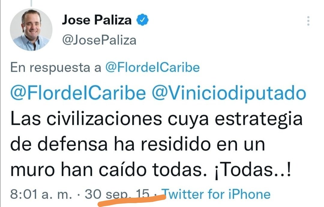 BenedictoDN_'s tweet photo. @JosePaliza ¿Entonces caerá la República Dominicana? Dijo todas! #MuroFronterizo https://t.co/hbvxohmvN6