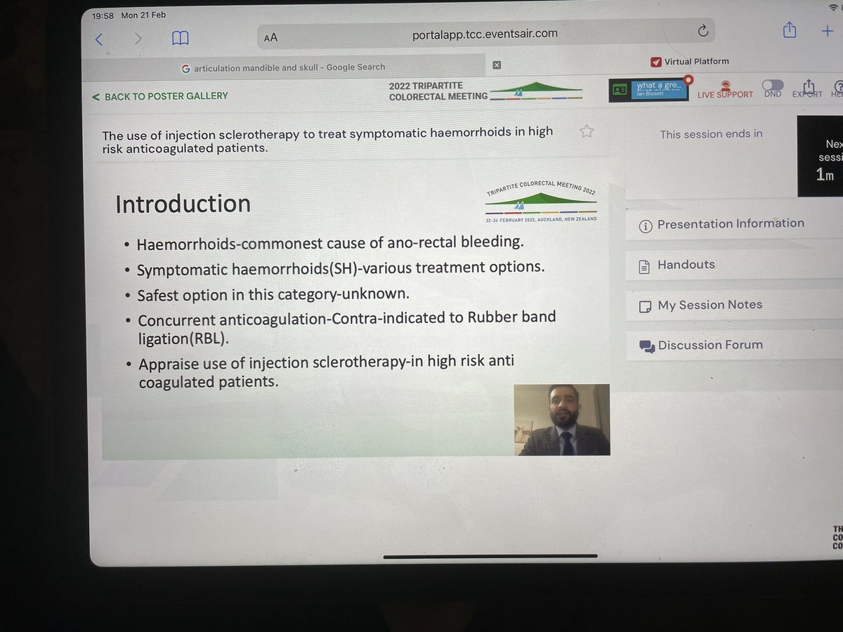 Paras Batra (@parasba23213698) on Twitter photo And the @Tripartite2022 is live and so is my oral poster #colorectal #injectionsclerotherapy #haemorhhoids #anticoagulated Special thanks to Mr. <a href="/walbaraza/">Wal Baraza</a> #MrAbhiramsharma #tracynoone for the encouragement and immense help And the @Tripartite2022 is live and so is my oral poster #colorectal #injectionsclerotherapy #haemorhhoids #anticoagulated Special thanks to Mr. <a href="/walbaraza/">Wal Baraza</a> #MrAbhiramsharma #tracynoone for the encouragement and immense help