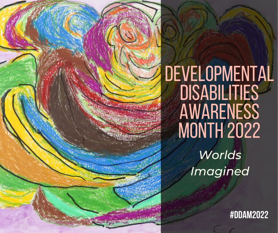March is Developmental Disabilities Awareness Month! This month, we raise awareness about the inclusion of people with developmental disabilities in all facets of community life.
To learn more: reachforresources.org

#DDawareness2022, #DDAM2022 #WorldsImagined