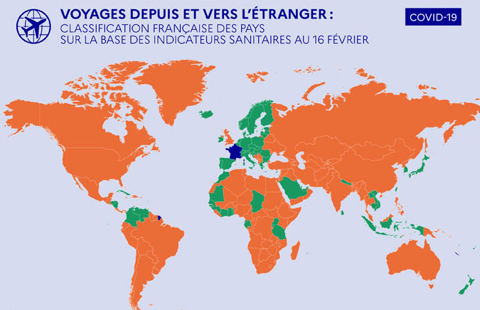 Good news! 📢 The French government included Cuba on its "green list" that includes countries with little circulation of COVID-19.