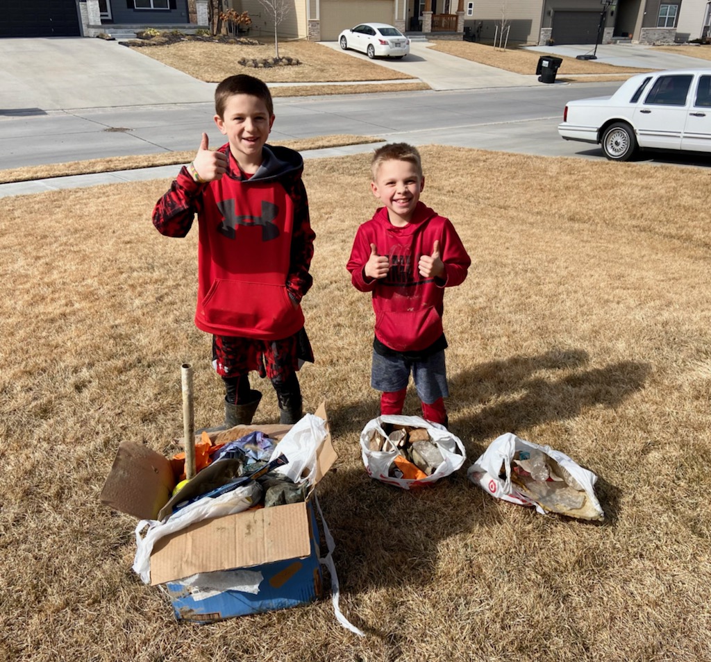 Oliver said, "I want to help nature today." So him and his buddy walked a creek and small pond picking up trash most of the day. So proud of these boys! Lots of other things these 3rd graders could be doing today, but they chose bettering the community. <a href="/NEGameandParks/">Nebraska Game and Parks</a>