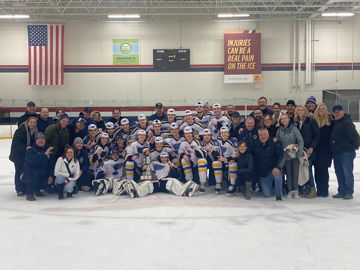 🎉Congratulations to our <a href="/18UAAABlues/">18U St. Louis AAA Blues</a> for winning the <a href="/T1EHL/">Tier 1 Elite Hockey</a> playoffs with a 4-1 championship game win over <a href="/JrPredators/">Jr Predators</a>!🏆🥇#AAABlues <a href="/mohockeyyd/">MO Hockey Youth Div</a>